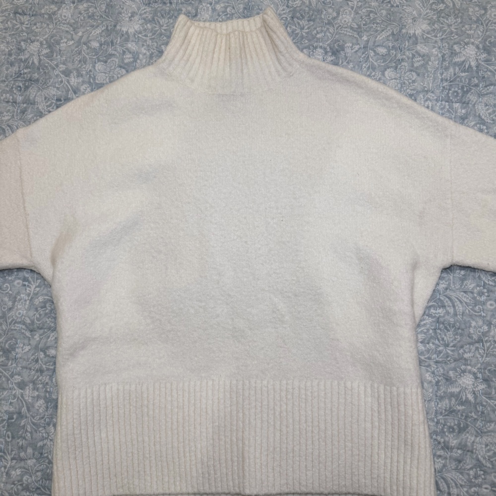 & Other Stories Cream Turtleneck Sweater